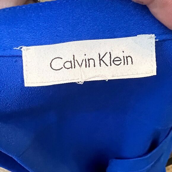 Calvin Klein Blue Blouse - Picture 4 of 7